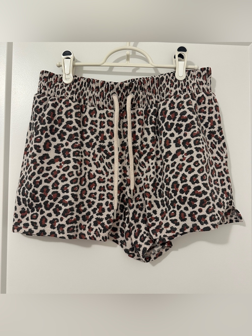 Victorias Secret Leopard Print Waffle Knit Pyjama Short Size Small Women’s